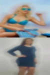 Long smart nude girls black