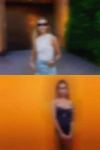Nude swinging meets female
