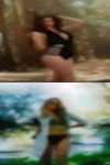 Naked girls perform cums side