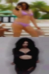 Swinging heads natural tits