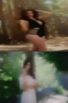Horny women watching men touch